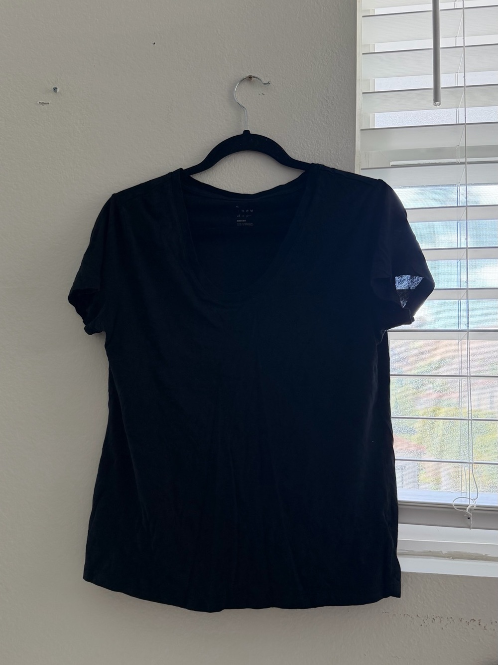 Classic Black V-Neck Women's Tee